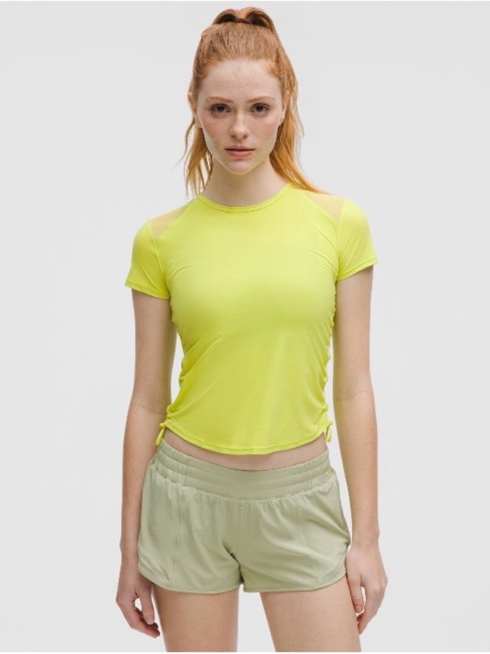 lululemon athletica Sculpt Side Cinched Short Sleeve Top